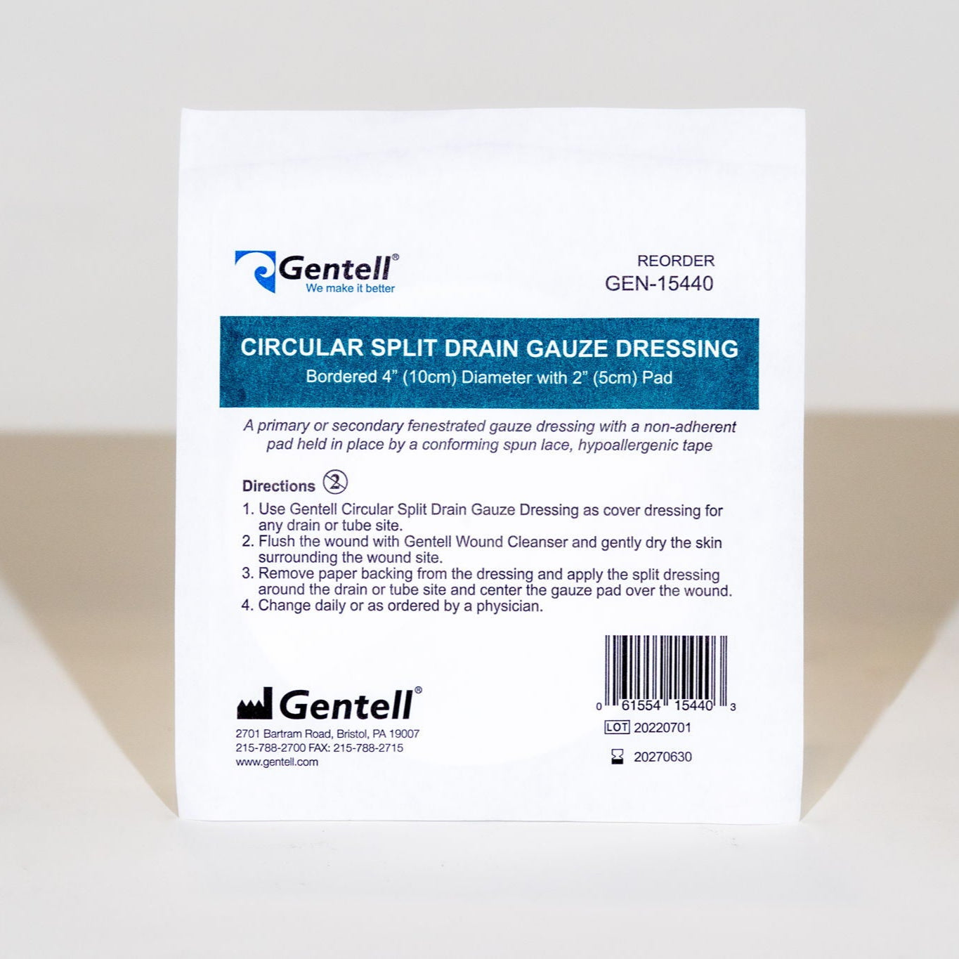 Circular Split Drain Gauze Circular Split Drain Gauze