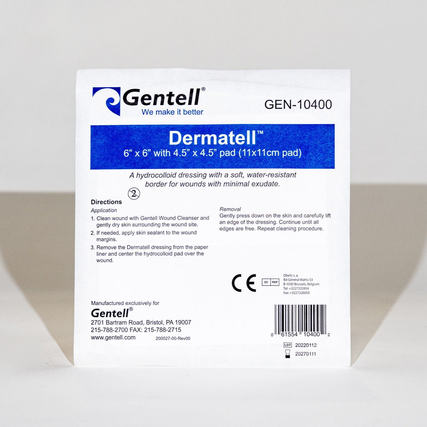 Dermatell™ Curativos Hidrocoloides para Feridas