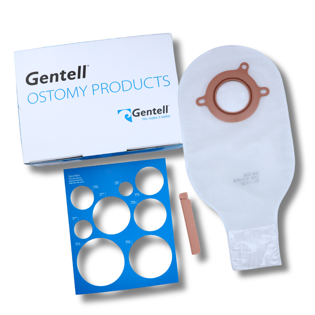 Bolsa de Ostomia Drenável, Sistema de Duas Peças