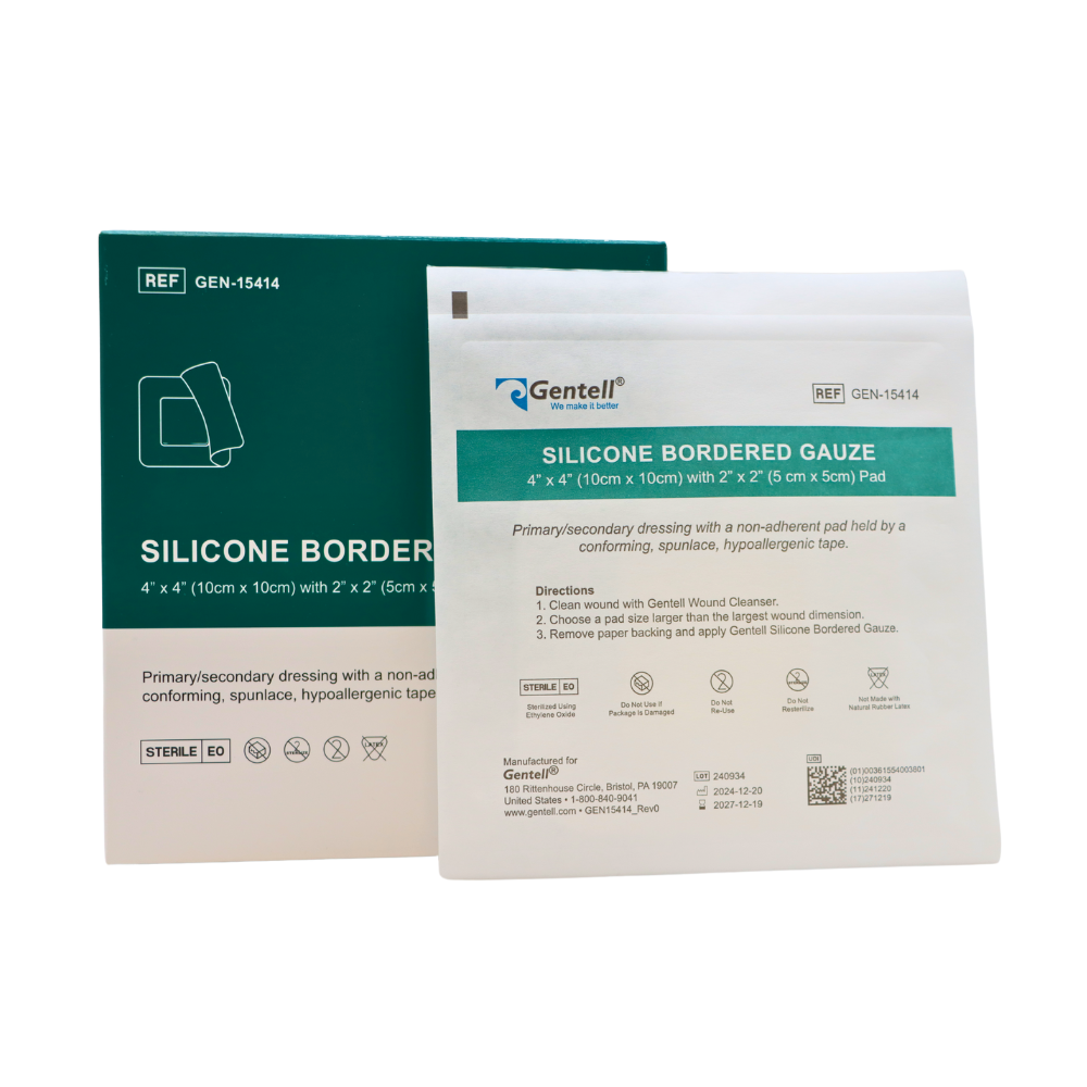 Silicone Bordered Gauze