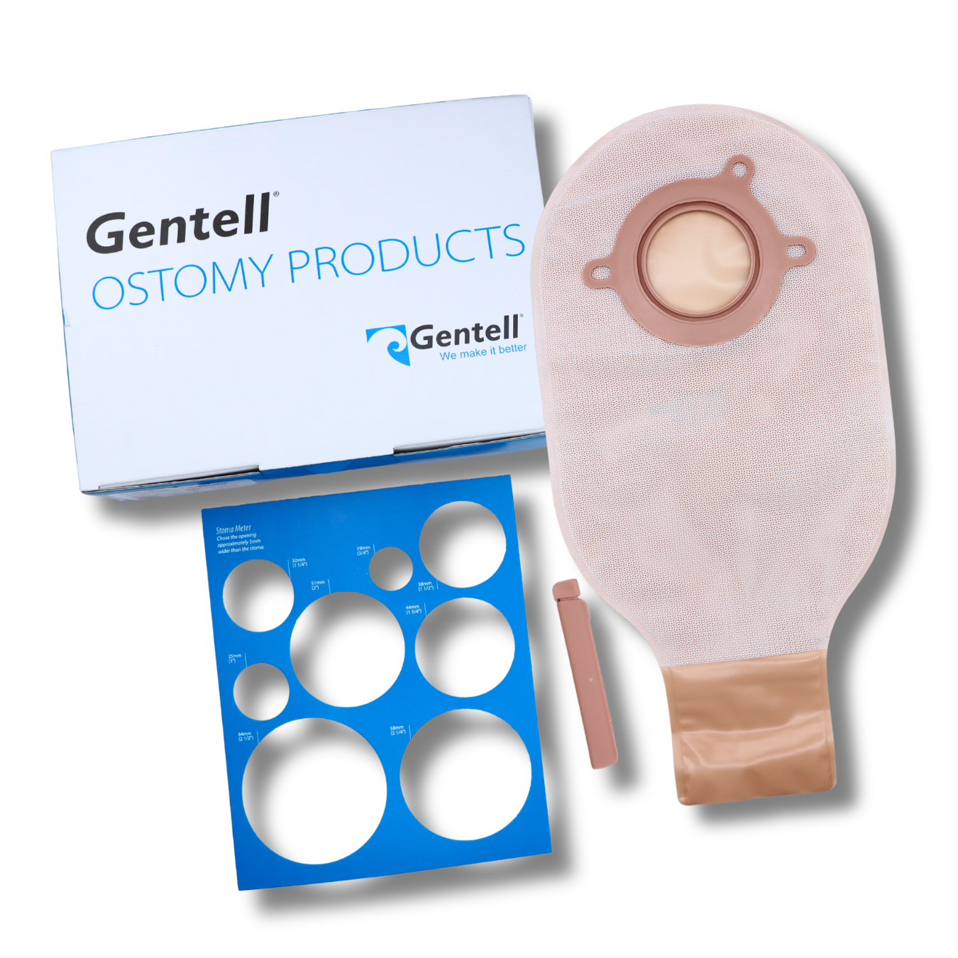 Bolsa de Ostomia Drenável, Sistema de Duas Peças